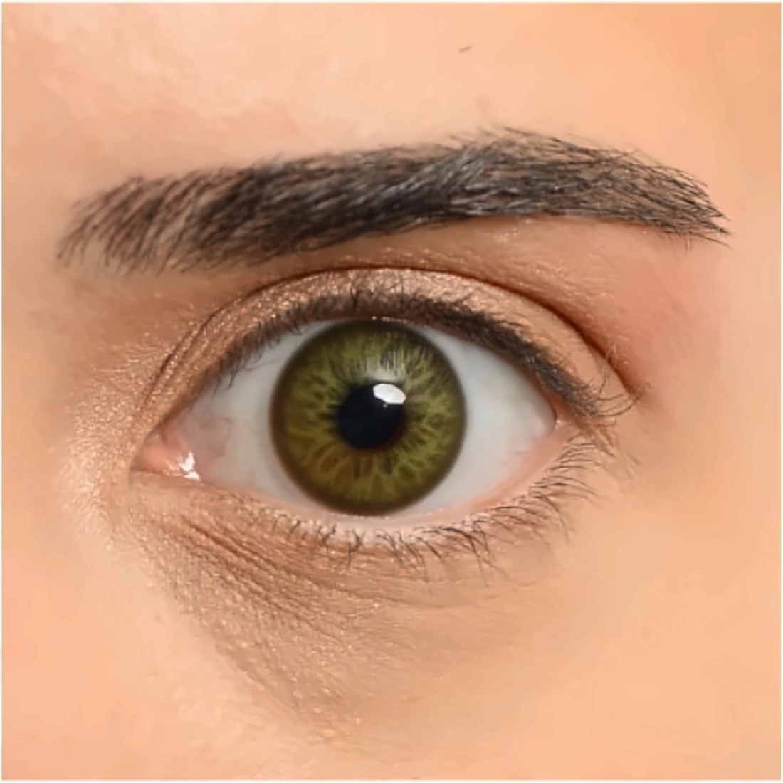 Leo Series β green and brown lens colour study β Leo Green
